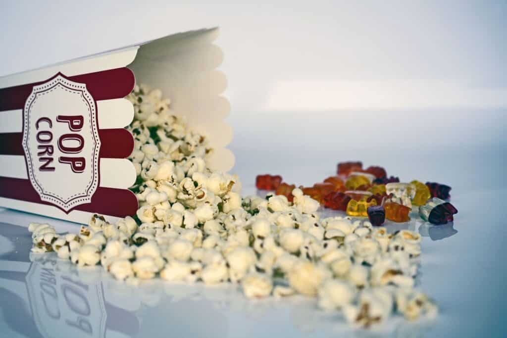 pop corn, kino