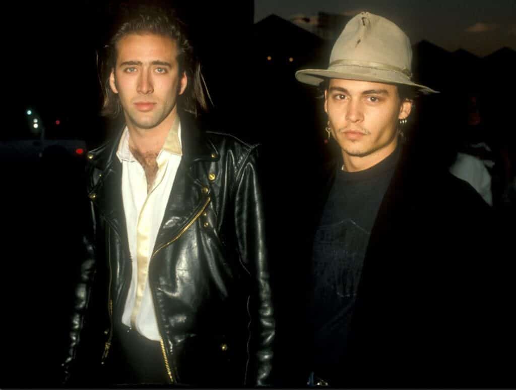 Nic Cage Johnny Depp young