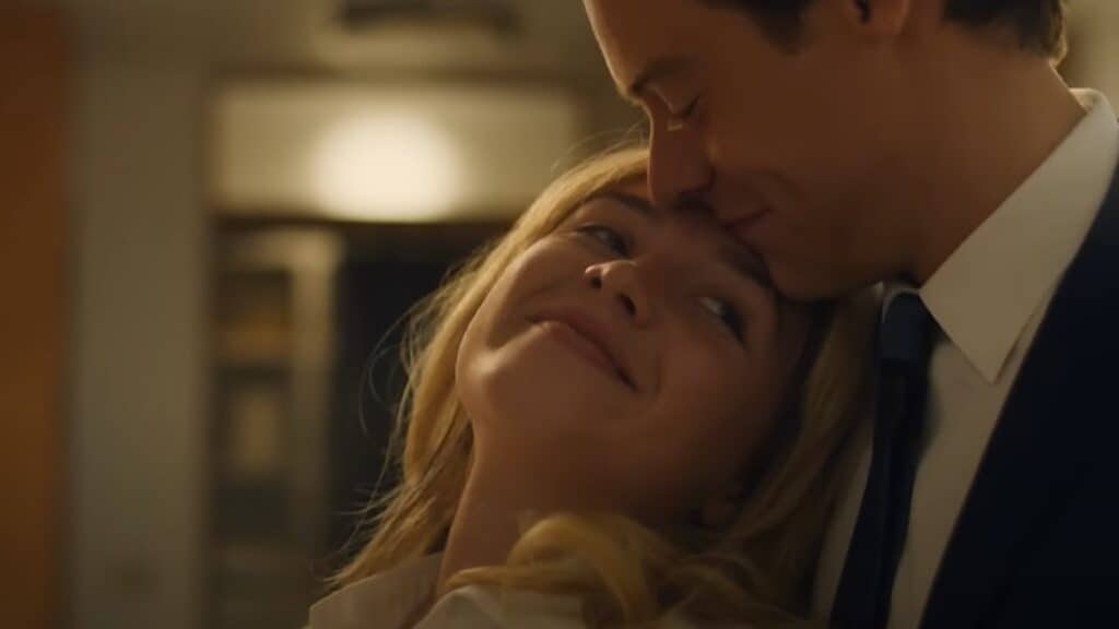 Don't Worry Darling film Florence Pugh in Harry Styles