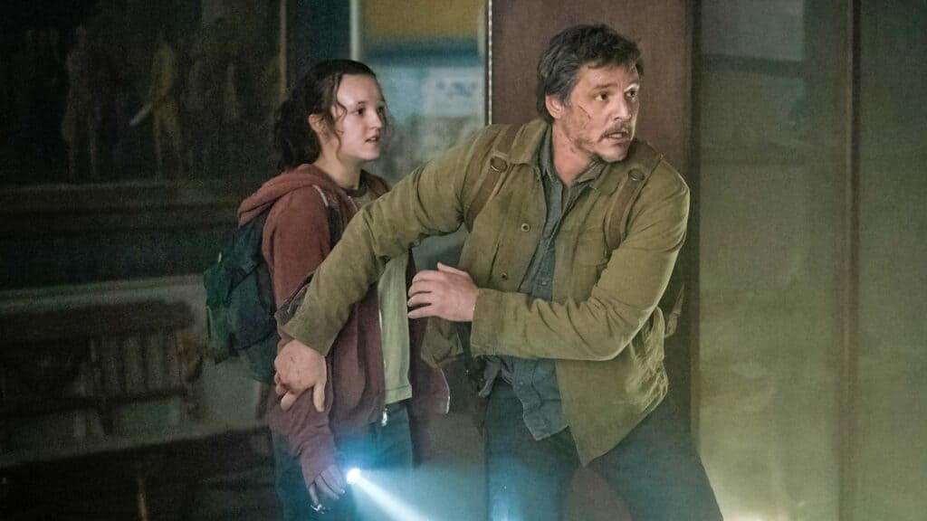 last of us pedro pascal in bella ramsey