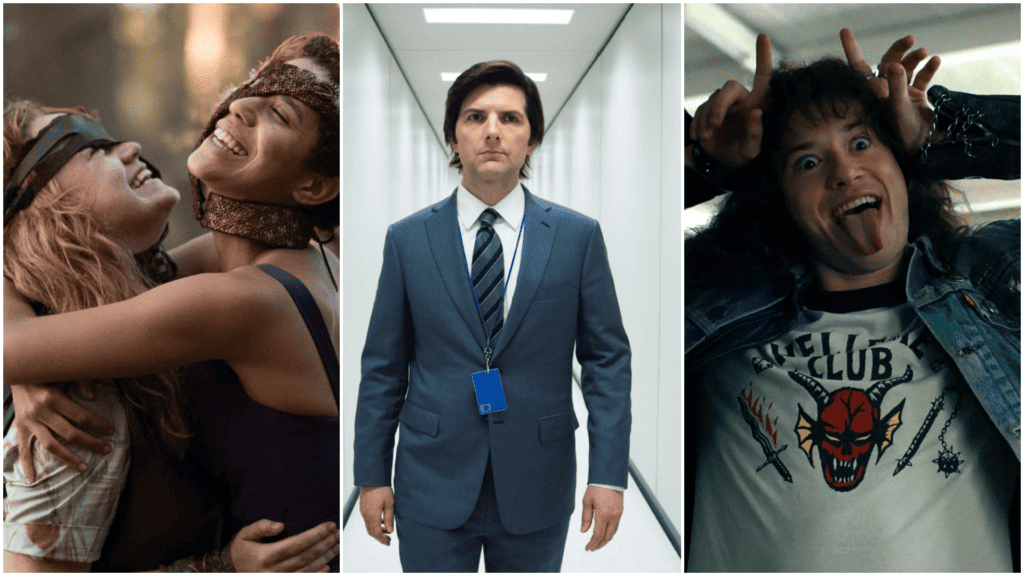 yellowjackets, severance in stranger things posledica stavke